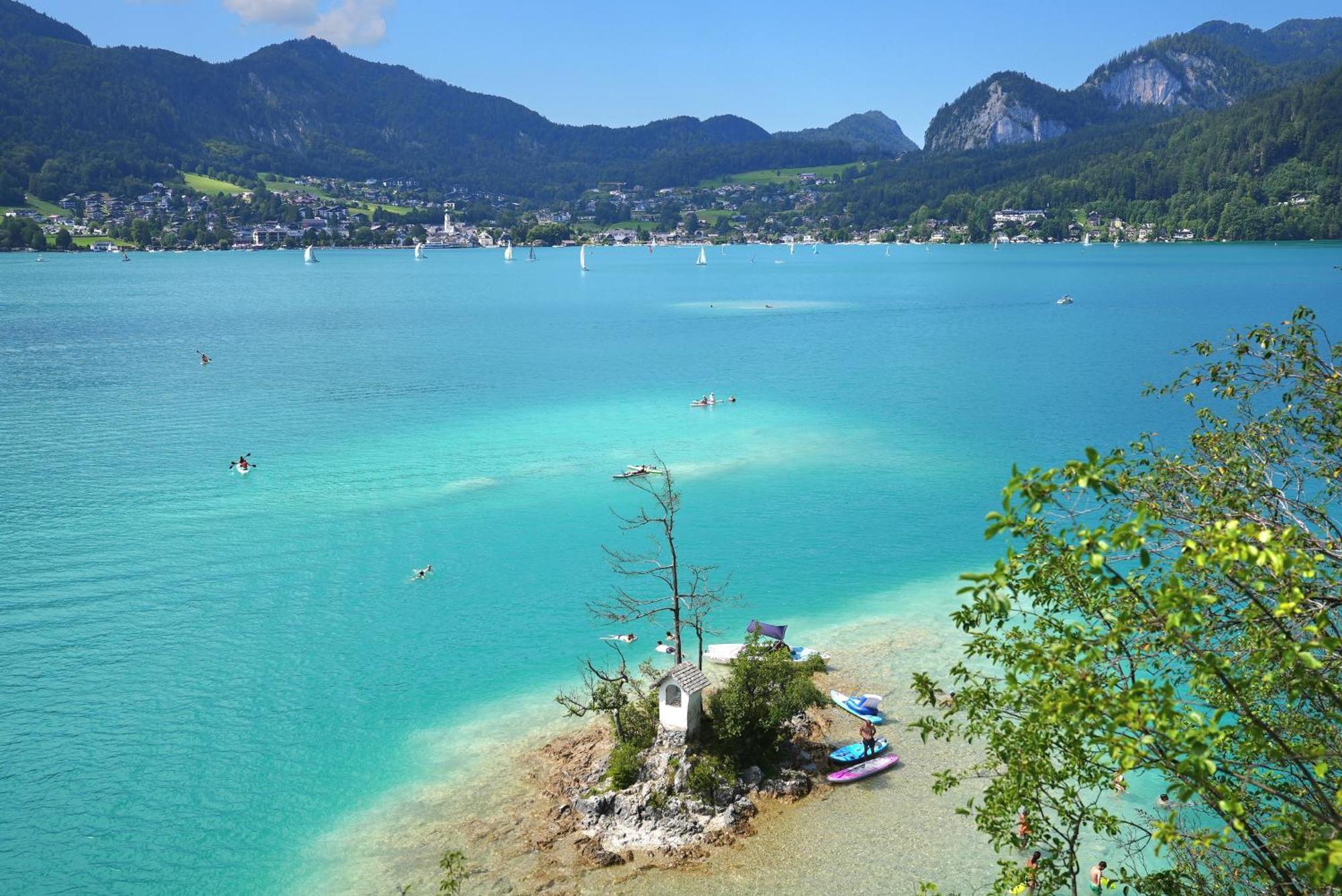 Bergblick 411 Am Wolfgangsee Strobl Bagian luar foto